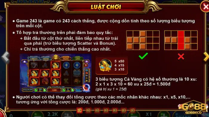 Luật chơi Kho Báu Tứ Linh tại Go88 đơn giản, dễ hiểu