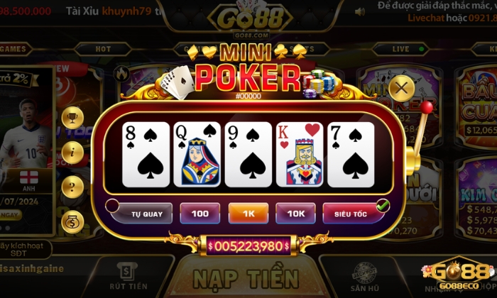 Khái quát Mini Poker Go88